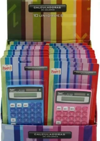 (PACK 12UD.) CALCULADORA DE SOBREMESA 8 DIGITOS PAMPY