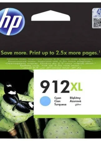 CARTUCHO TINTA ORIGINAL HP 912XL CIAN 3YL81AE