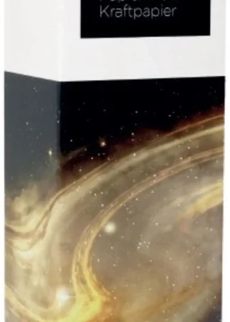 EXP 30 ROLLOS PAPEL KRAFT SPACE VERJURADO 1X3M ORO PLATA