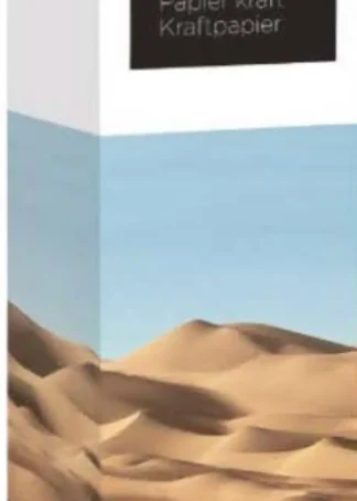 EXP 30 ROLLOS PAPEL KRAFT VERJURADO 1X3M MARRON Y BLANCO