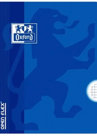 PAQ/10 LIBRETA OPENFLEX A4 48H 90G CUAD 4X4 AZUL T. PLAST