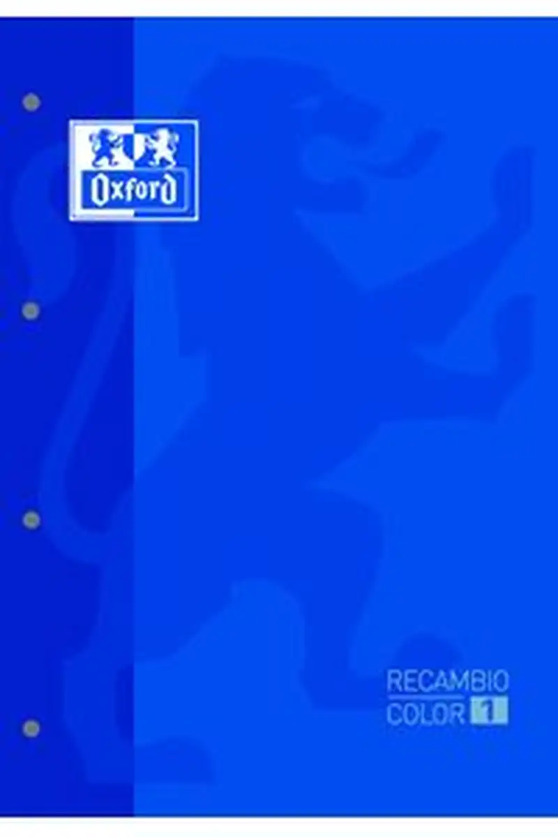PAQ/5 RECAMBIO COLOR1 AZUL MARIN A4 80H 4TAL 90G. CUAD.5X5
