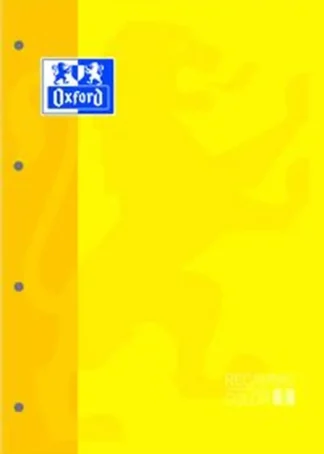 PAQ/5 RECAMBIO COLOR1 AMARILLO A4 80H 4TAL 90G. CUAD.5X5