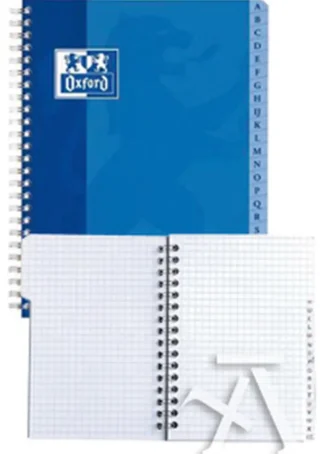 CUADERNO INDICE ALFABETICO A5 180H 90G. CUAD.5X5 T.BLANDA