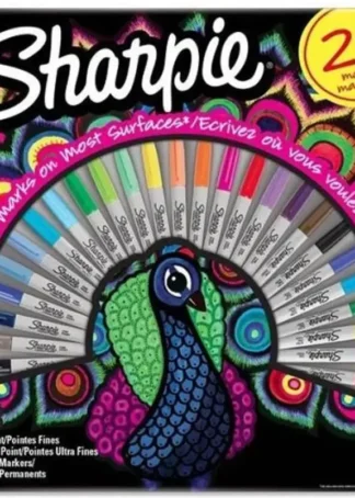 ESTUCHE 28 ROTULADORES SHARPIE PEACOCK COLORES SURTIDOS