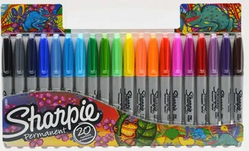 ESTUCHE 20 ROTULADORES SHARPIE FINO SURTIDOS PERMANENTE