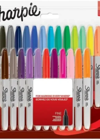 ESTUCHE 24 ROTULADORES SHARPIE FINO COLORES SURTIDOS