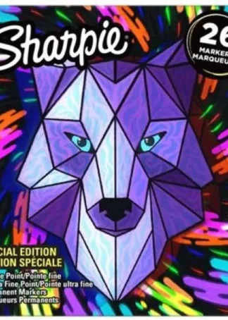 ESTUCHE 26 ROTULADORES SHARPIE PEACK WOLF COLORES SURTIDOS