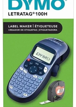 ROTULADORA DYMO LETRATAG LT-100H + CINTA PAPEL