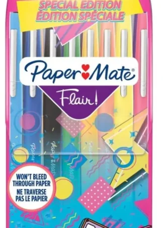 ESTUCHE 16 ROTULADORES PAPER MATE FLAIR M RETRO