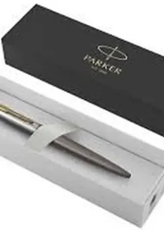 ESTUCHE BOLIGRAFO LACADO GRIS PARKER JOTTER CORE TINTA AZUL