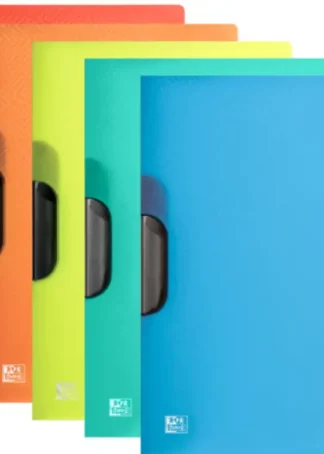 C/10 DOSSIER CLIP A4 30H PP TRANSLUCIDO URBAN COLORES SURT.