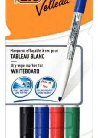 BOLSA 4 ROTULADORES VELEDA 1741 COLORES SURTIDOS