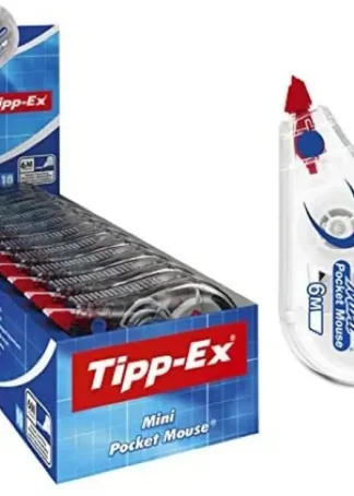 C/10 CINTA CORRECTORA MINI POCKET MOUSE 5MMX6M