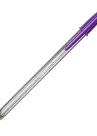 C/20 BOLIGRAFOS BIC CRISTAL LARGE FUN VIOLETA