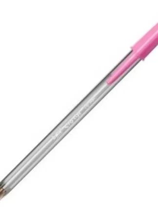 C/20 BOLIGRAFOS BIC CRISTAL LARGE FUN ROSA