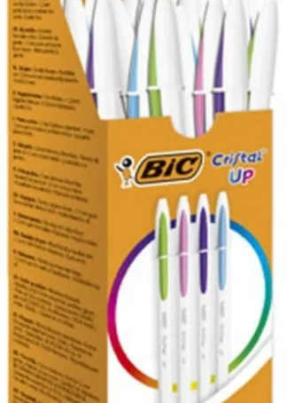 C/20 BOLIGRAFO CRISTAL UP SURTIDOS PUNTA 1,2MM