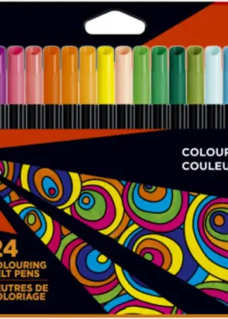 ESTUCHE 24 ROTULADORES INTENSITY PUNTA MEDIA BIC