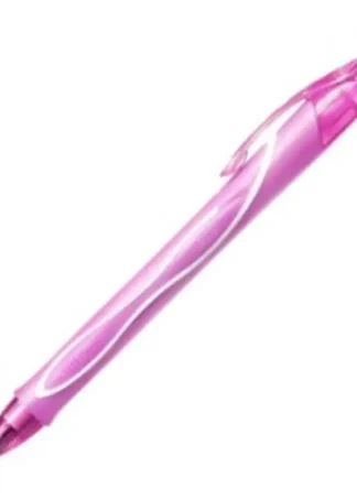 C/12 BOLIGRAFO BIC GEL-OCITY QUICK DRY COLOR ROSA