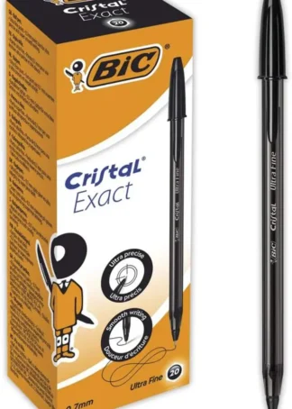 C/20 BOLIGRAFO BIC CRISTAL EXACT NEGRO