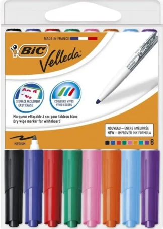 BOLSA 8 ROTULADORES VELEDA 1741 COLORES SURTIDOS