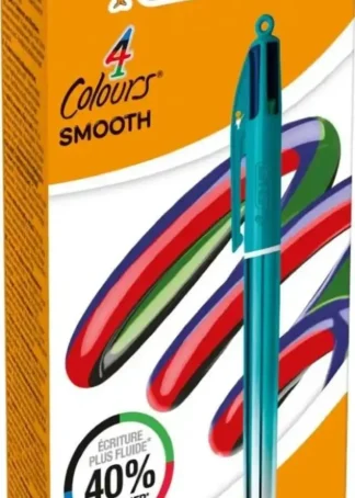 C/12 BOLIGRAFOS BIC 4 COLORES SMOOTH GRADIENT VERDE 1MM
