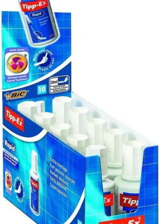 C/10 CORRECTOR TIPP-EX RAPID BOTE 20ML.