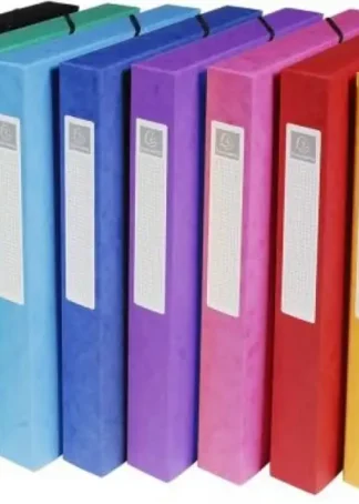 C/8 CARPETAS DE PROYECTOS 25X33CM LOMO 40MM CARTON COLORES