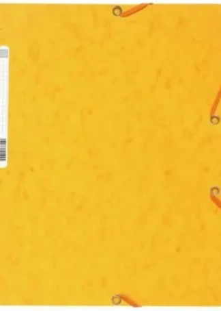 C/25 CARPETA A4 CARTON GOMAS Y SOLAPAS COLOR AMARILLO