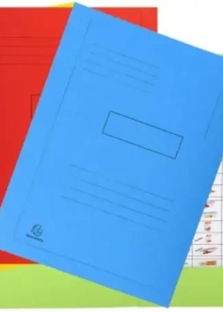 PAQ/50 SUBCARPETAS A4 280G 2 SOLAPAS COLORES SURTIDOS