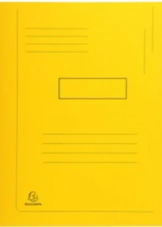 PAQ/50 SUBCARPETAS A4 280G 2 SOLAPAS COLOR AMARILLO