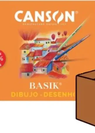 (PACK 10U.) BLOC DIBUJO ESPIRAL BASIK A4+ 20H 130G. C/R