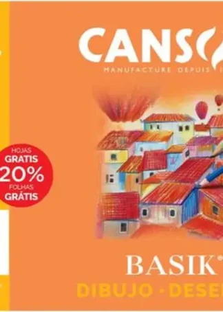 MINIPACK 10 LAMINAS DIBUJO BASIK A4 130G. LISO 20% H. GRAT.