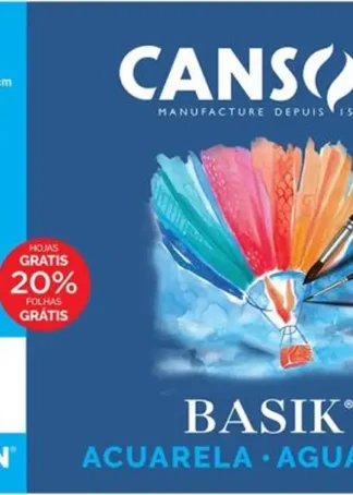 MINIPACK 6 LAMINAS A4+ BASIK ACUARELA Y TEMPERA 370G.(PROM)