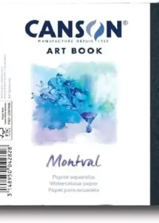 CUADERNO CANSON MONTVAL 14,8X21CM 20H 300G GRANO FINO