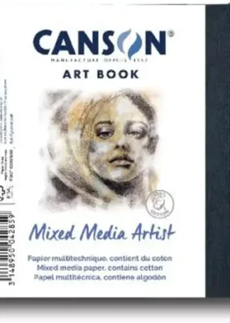 CUADERNO CANSON MIX MEDIA ARTIST 14,8X21 28H 300G G. FINO