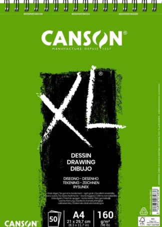 BLOC MICROPERF. CANSON XL DESSIN A4 50H 160G.