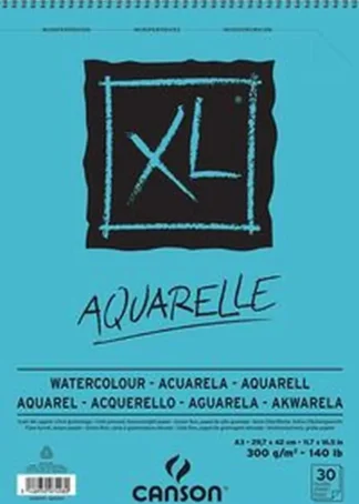 BLOC ACUARELA CANSON XL A3 30H 300G.