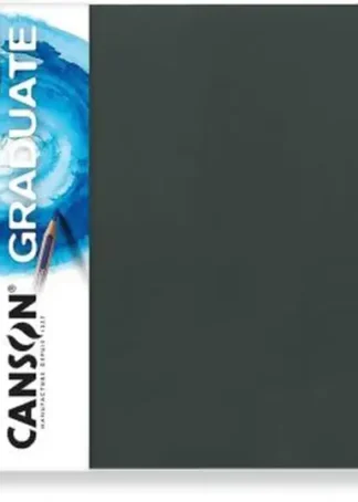 CUADERNO CANSON GRADUATE ACUARELA 14X21,6 28H 250G G. FINO
