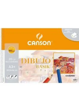 BLOC DIBUJO BASIK PREMIUM 150G. A3+ 20H. CON RECUADRO