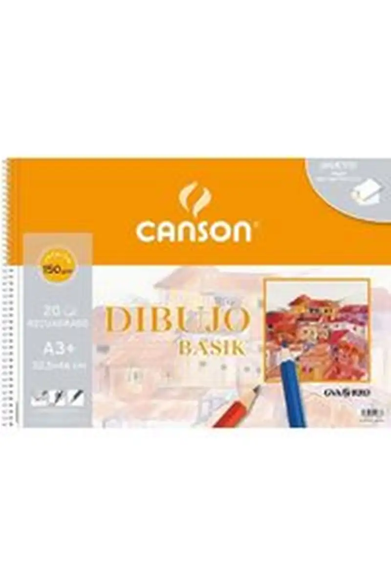 BLOC DIBUJO BASIK PREMIUM 150G. A3+ 20H. CON RECUADRO