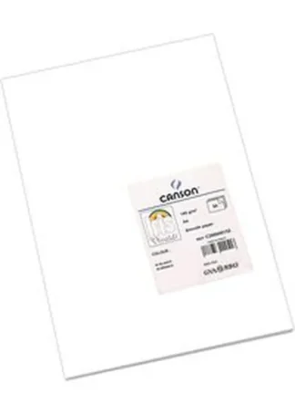 PAQ/50 CARTULINAS IRIS A4 185G. BLANCO