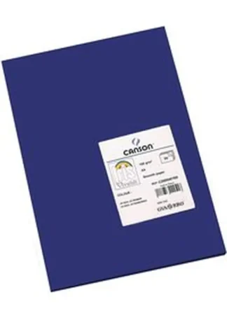 PAQ/50 CARTULINAS IRIS A4 185G. AZUL ULTRAMAR