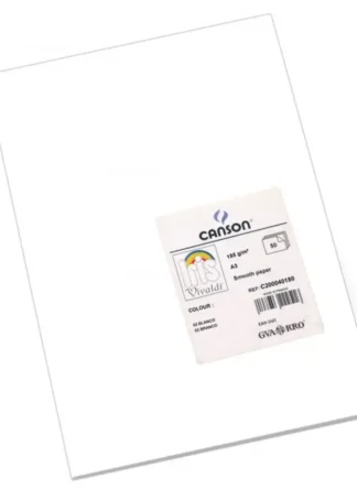 PAQ/50 CARTULINAS IRIS A3 185G. BLANCO