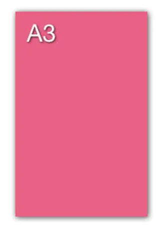 PAQ/50 CARTULINAS IRIS A3 185G. FUCSIA