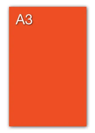 PAQ/50 CARTULINAS IRIS A3 185G. TOMATE