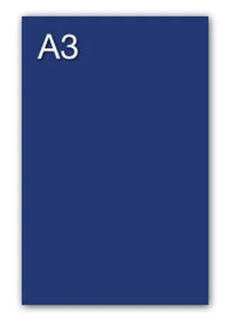 PAQ/50 CARTULINAS IRIS A3 185G. AZUL ULTRAMAR