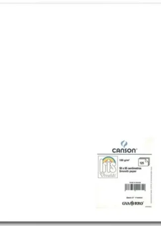 PAQ/25 CARTULINAS IRIS 50X65 185G. BLANCA