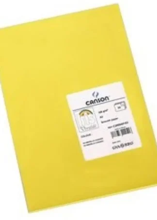 PAQ/25 CARTULINAS IRIS 50X65 185G. AMARILLO LIMON