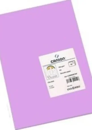 PAQ/25 CARTULINAS IRIS 50X65 185G. LILA